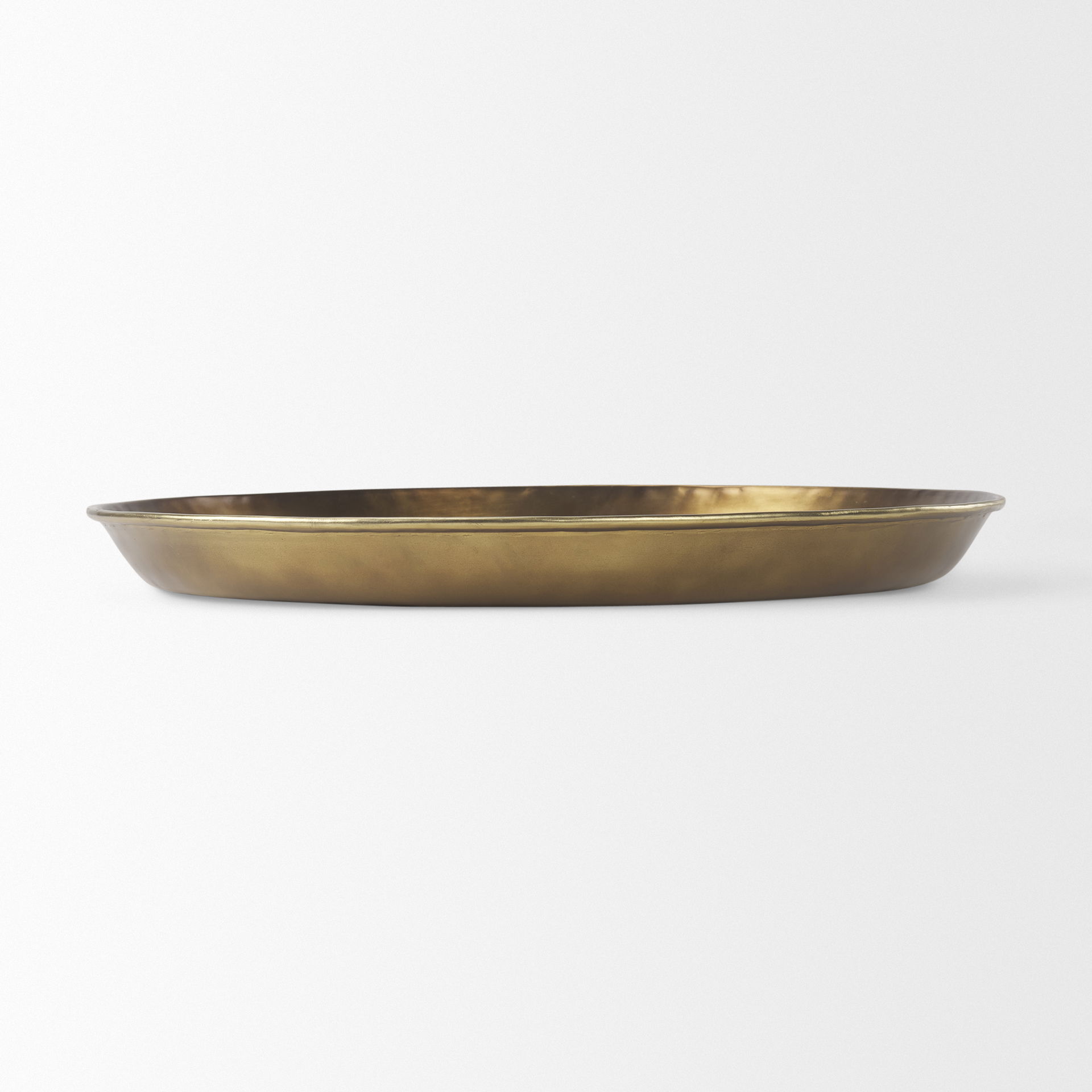 Eagan  Brass Aluminium Tray Large large image 