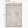 Erase Canvas Abstract Art, by Uttermost, 49.75" width x 73.75" height x 1.5" depth thumbnail 3