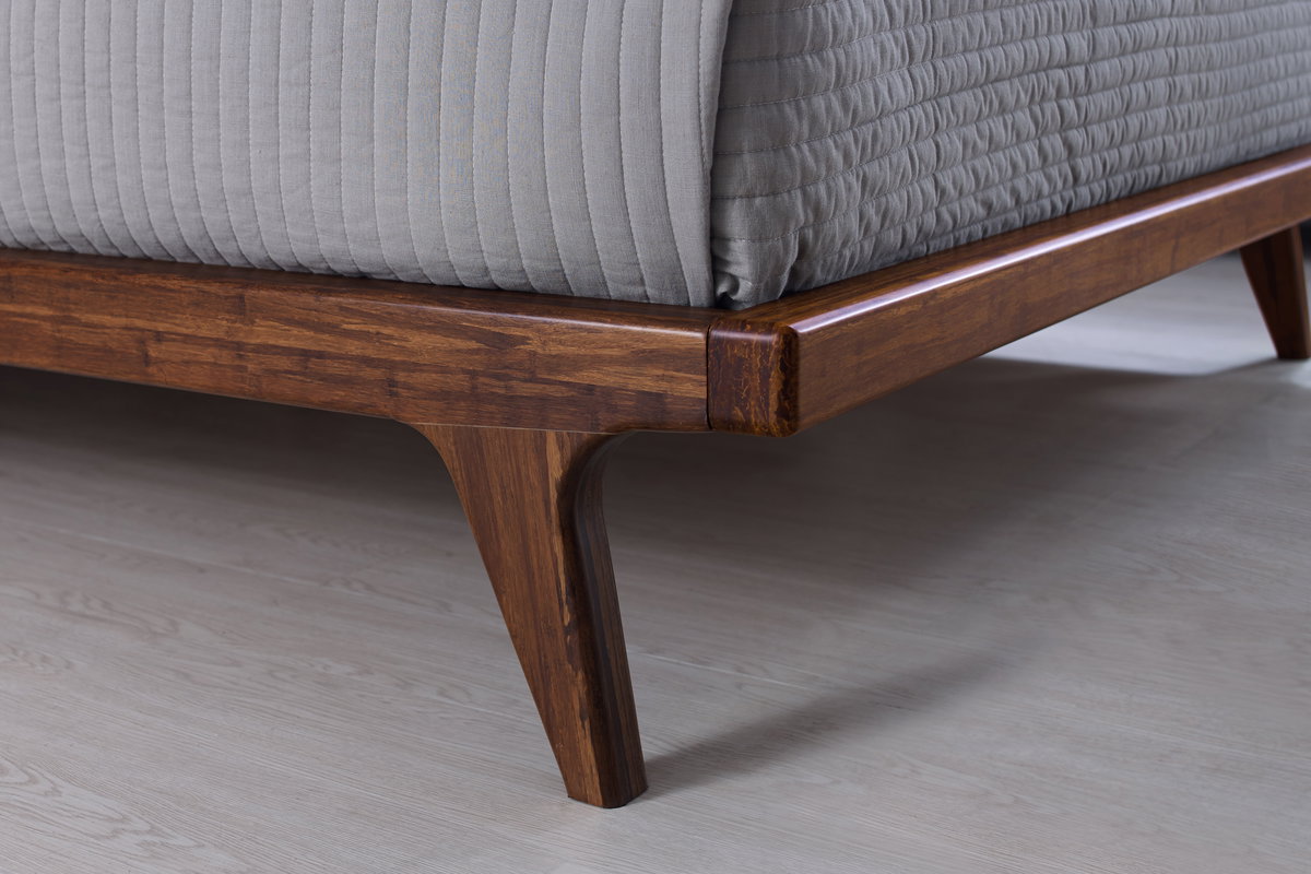 Mercury Upholstered Queen Platform Bed, Exotic, by Greenington, 87" length x 63.5" width x 42" height View 5