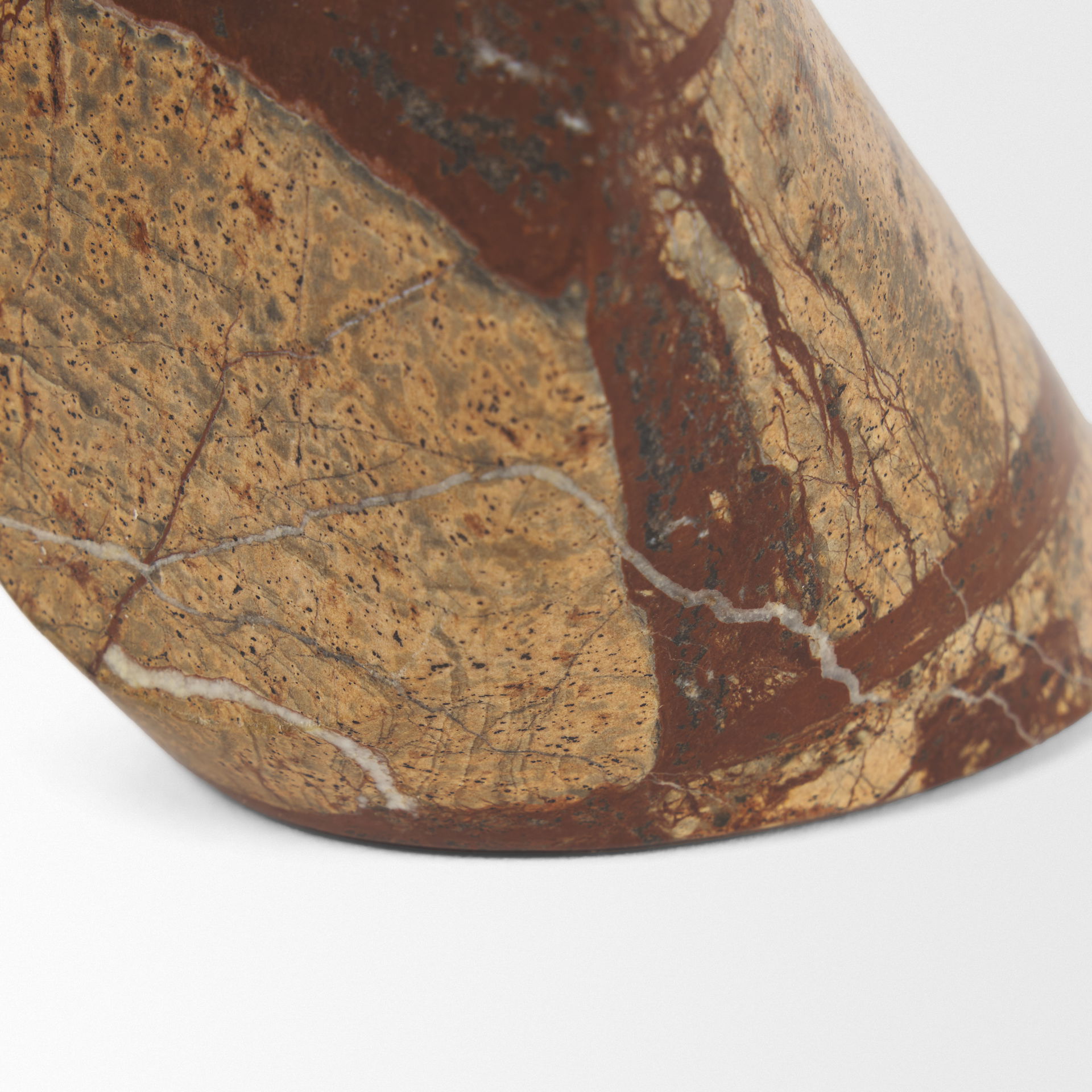 Rahima Brown Forest Marble Angled Bookends, by Mercana, 10.23" length x 3.15" width x 4.75" height View 9