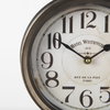 Taxz Metallic Brown Metal Hanging Table Clock, by Mercana, 9" length x 5" width x 16" height thumbnail 11