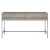 Kamala Gray Oak Console Table, by Uttermost, 54" width x 30" height x 13.5" depth thumbnail 1
