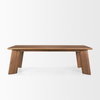 Jonan 94'L x 42'W Rectangular Dining Table | Med Brown Wood | Seats 8, by Mercana, 94" length x 42" width x 30" height thumbnail 7