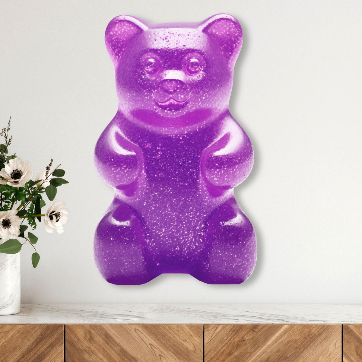 Gummy Bear Violet (No Embellishment), Art by Oliver Gal,  15x10 View 2