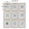 Nature's Script Framed Botanical Prints Set/9, Painting by Uttermost, 15.25" width x 17.25" height x 1.75" depth thumbnail 3