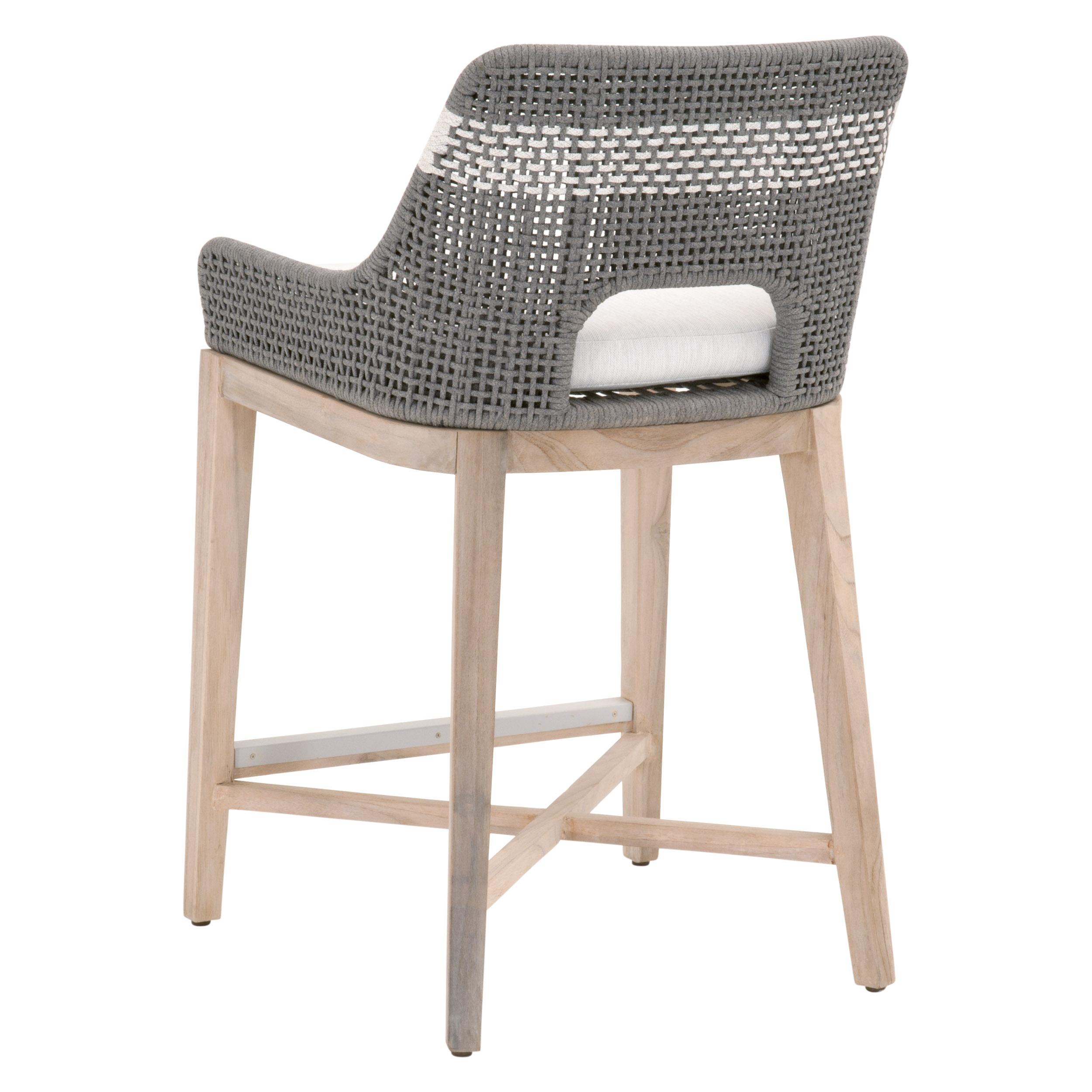 Tapestry Outdoor Counter Stool, Dining Chair by Essentials for Living, 21" width x 35" height x 22" depth View 4