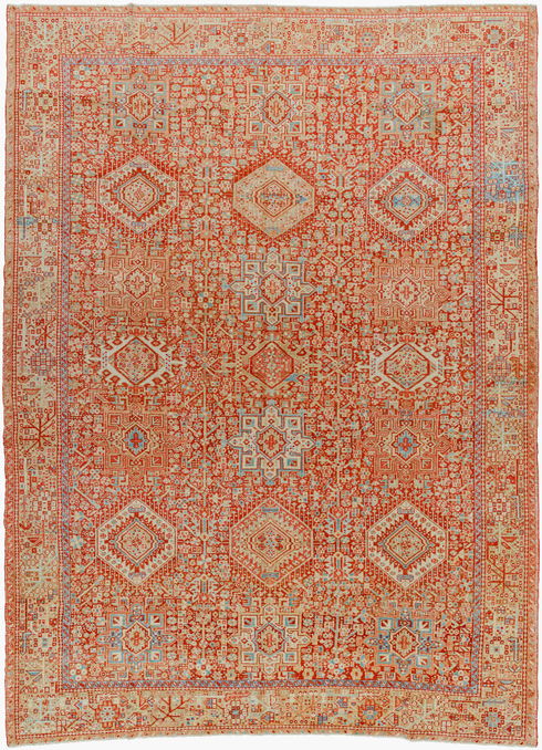 Antique One of a Kind Handmade Rug