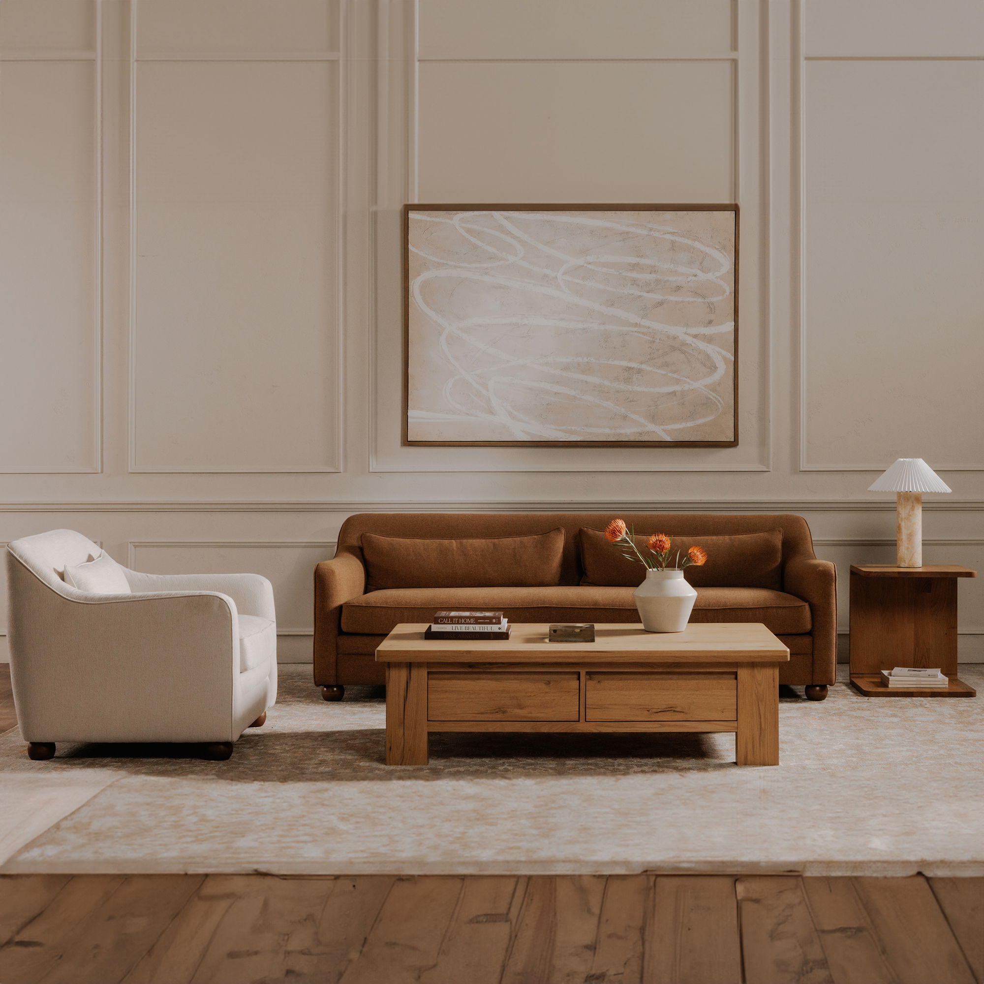 Ever Framed Painting, by Moe's Home, 50" width x 70" height x 1.85" depth View 5