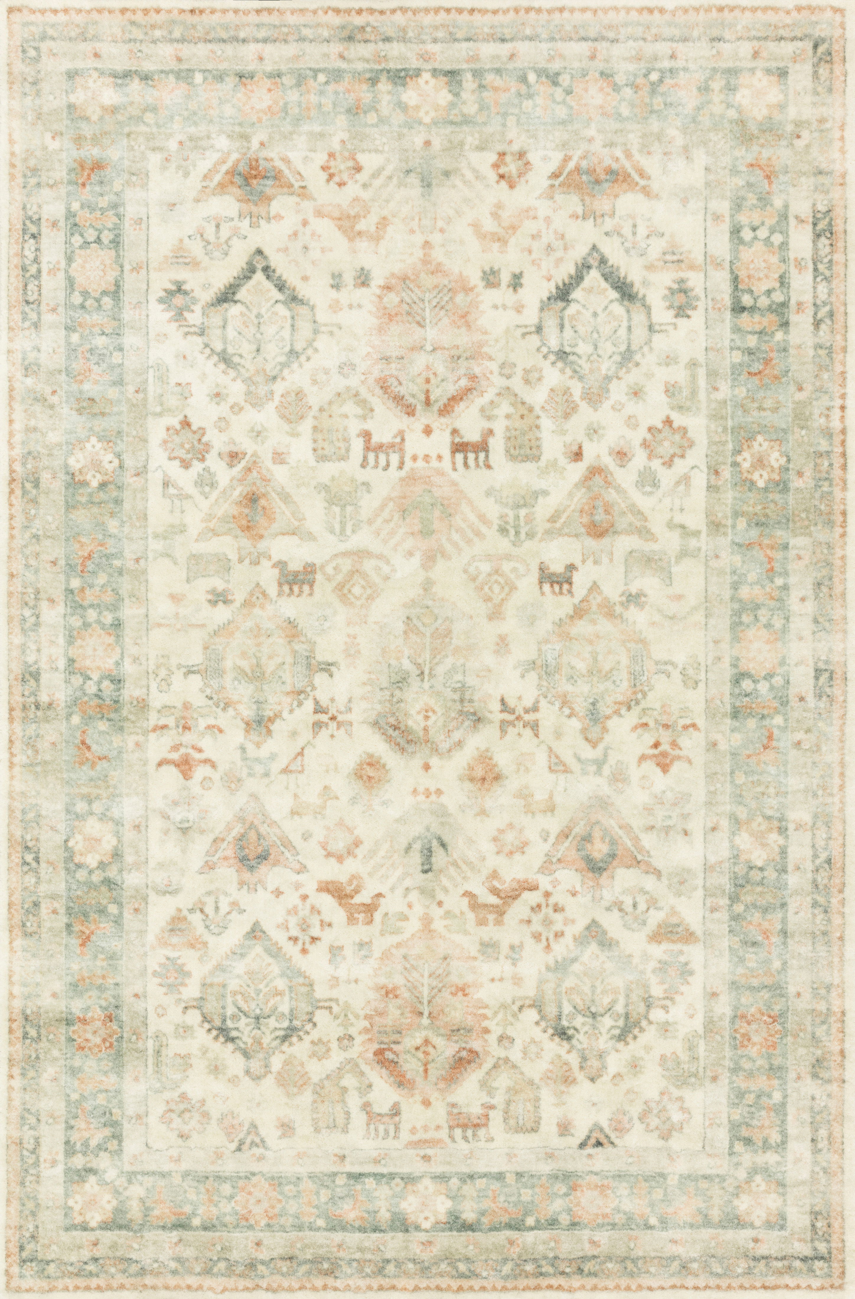 Loloi II Rosette Rug, 1'6" length x 1'6" width View 1