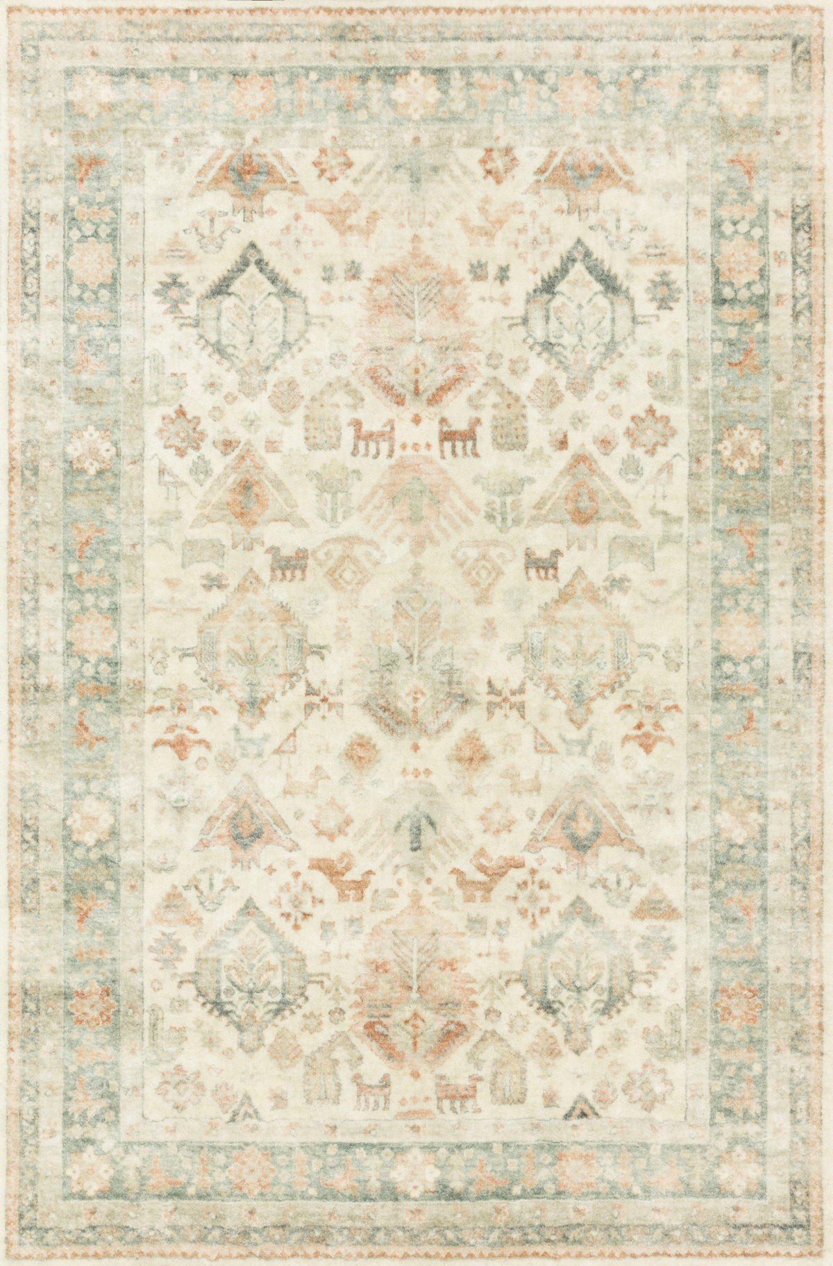 Loloi Rosette Rug, 2'2" length x 3'8" width View 1