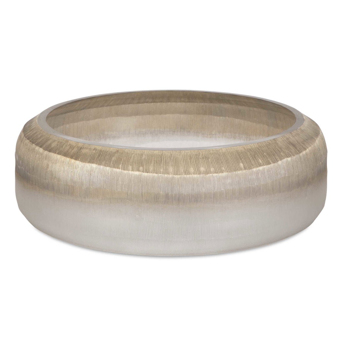 Ombra Modern Bowl, Decorative by Uttermost, 14.5" width x 4.9" height x 14.5" depth View 1
