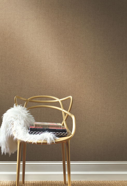 Interlocking Weave Sisal Grasscloth Brown Wallpaper