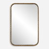 A Little Knotty Bronze Vanity Mirror, by Uttermost, 20" width x 30" height x 1.75" depth thumbnail 1