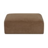 Matina Ottoman Taupe, by Moe's Home, 40.9" width x 17.3" height x 40.9" depth thumbnail 1