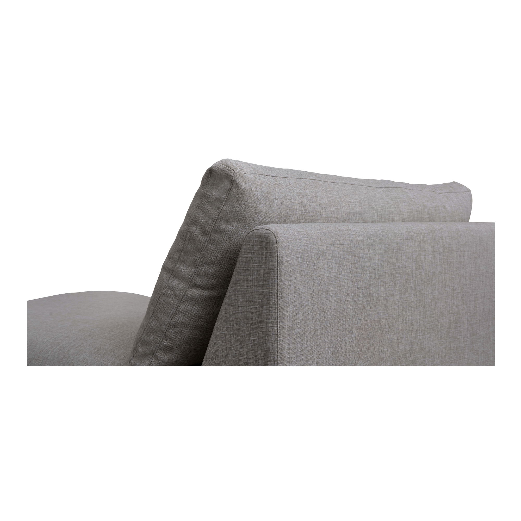 Miles Outdoor Chaise Speckled Light Grey large image 