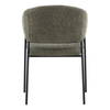 Cathey Dining Chair Set of 2 Olive, by Dovetail, 22.75" width x 33" height x 23" depth thumbnail 4