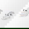 Spike II (Large) 10L x 6W Off-White Ceramic Puffer Fish thumbnail 10