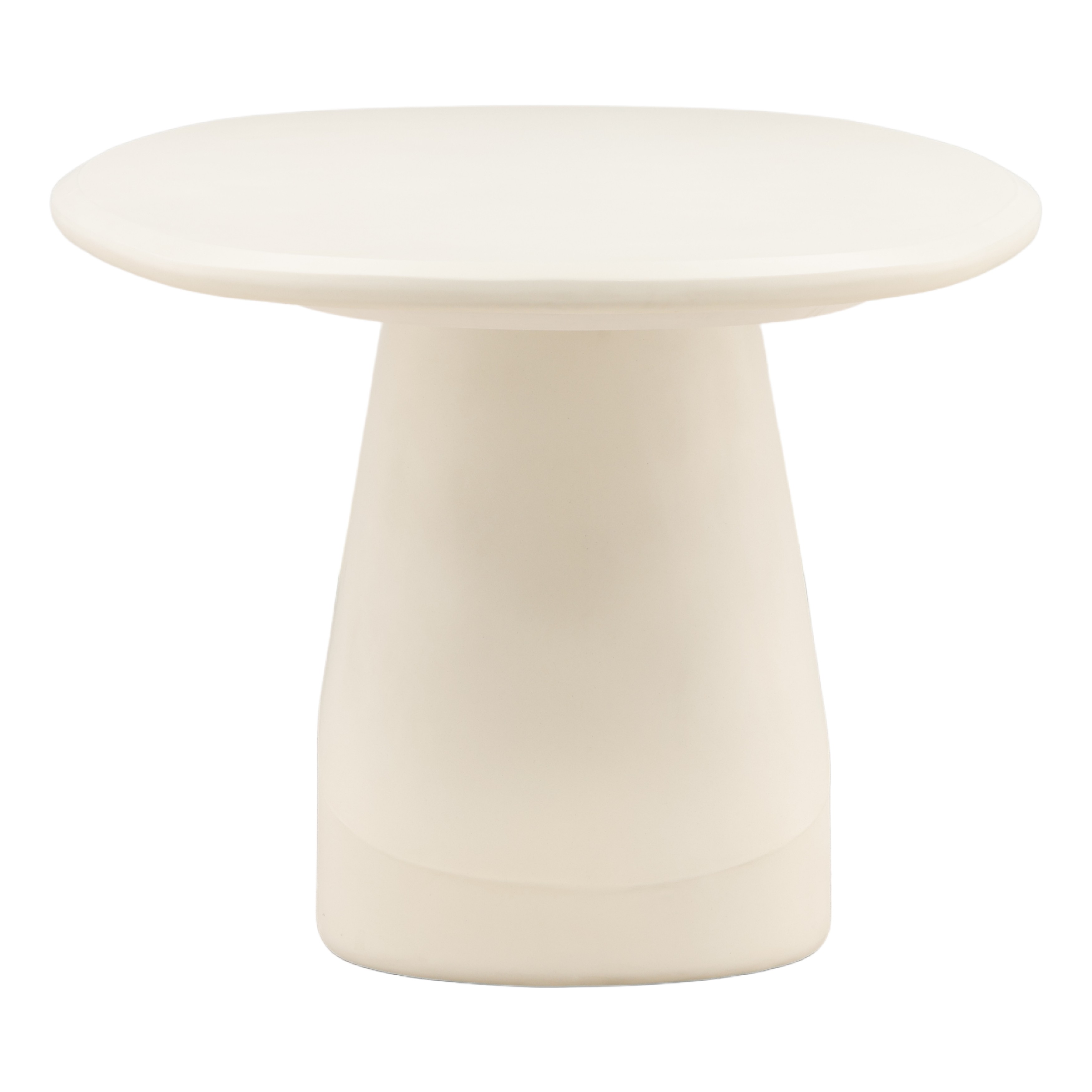 Turell Outdoor Dining Table Ivory, by Dovetail, 82.8" width x 30" height x 39.2" depth View 3