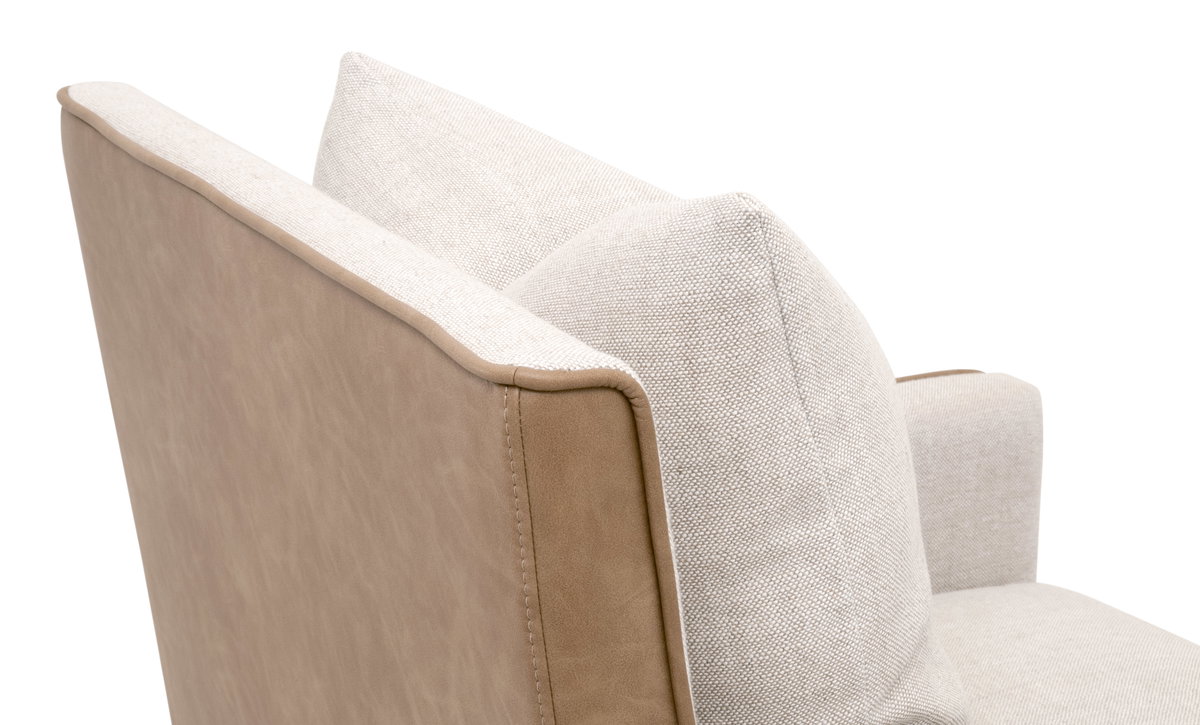 Harmony Arm Chair With Casters, Dining Chair by Essentials for Living, 24" width x 35.25" height x 28" depth View 6