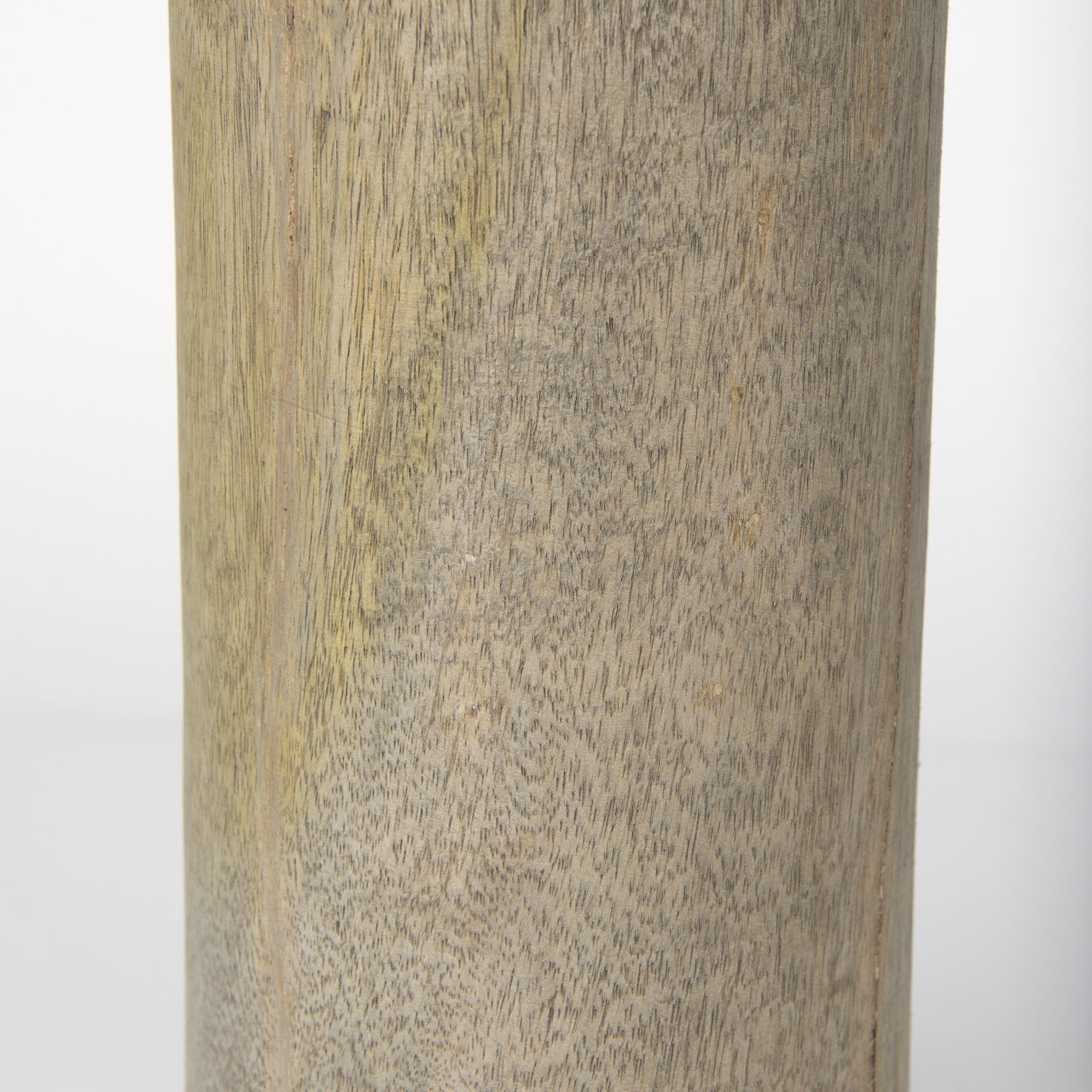 Knox Large Gray-Wash Wood Decorative Object, by Mercana, 6" length x 6" width x 14" height View 5