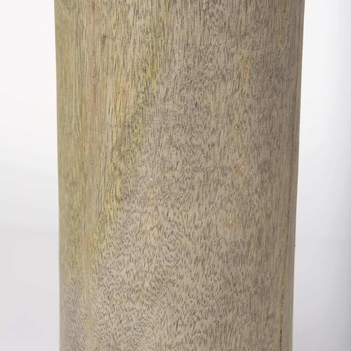 Knox Large Gray-Wash Wood Decorative Object, by Mercana, 6" length x 6" width x 14" height View 5