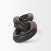 Tayla Large Black-Brown Wood Chain Link, Decorative Object by Mercana, 9.5" length x 2" width x 21" height thumbnail 3