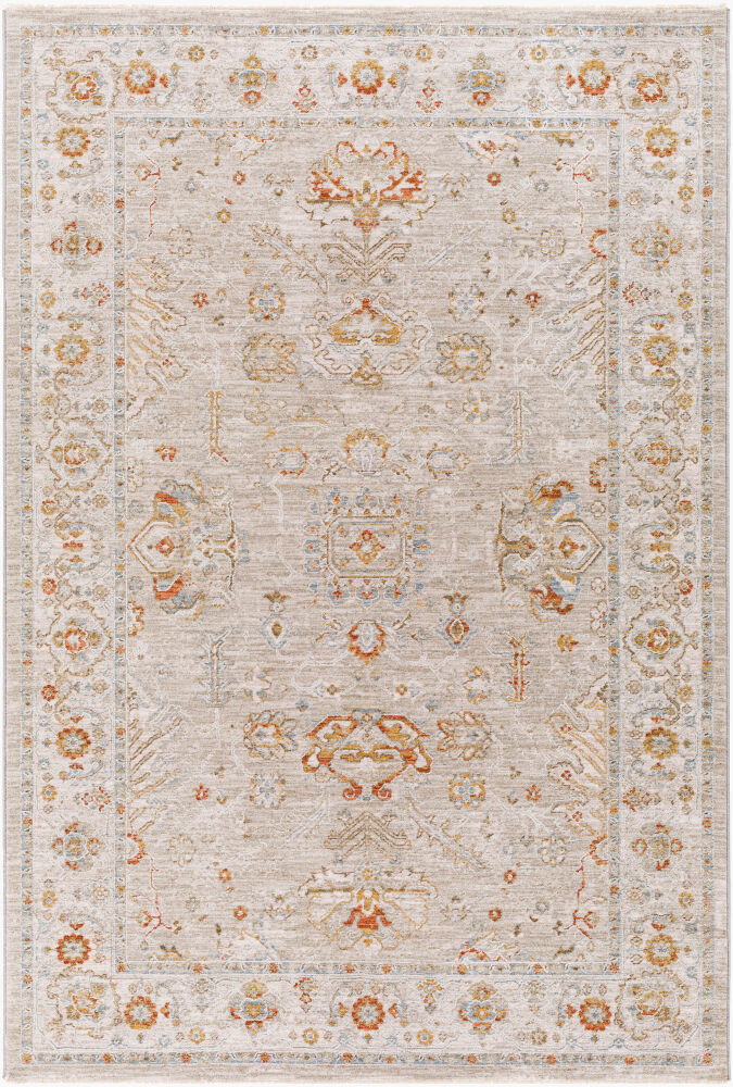 Avant Garde Machine Woven Rug, by Surya, 7'4.58" length x 4'11.84" width