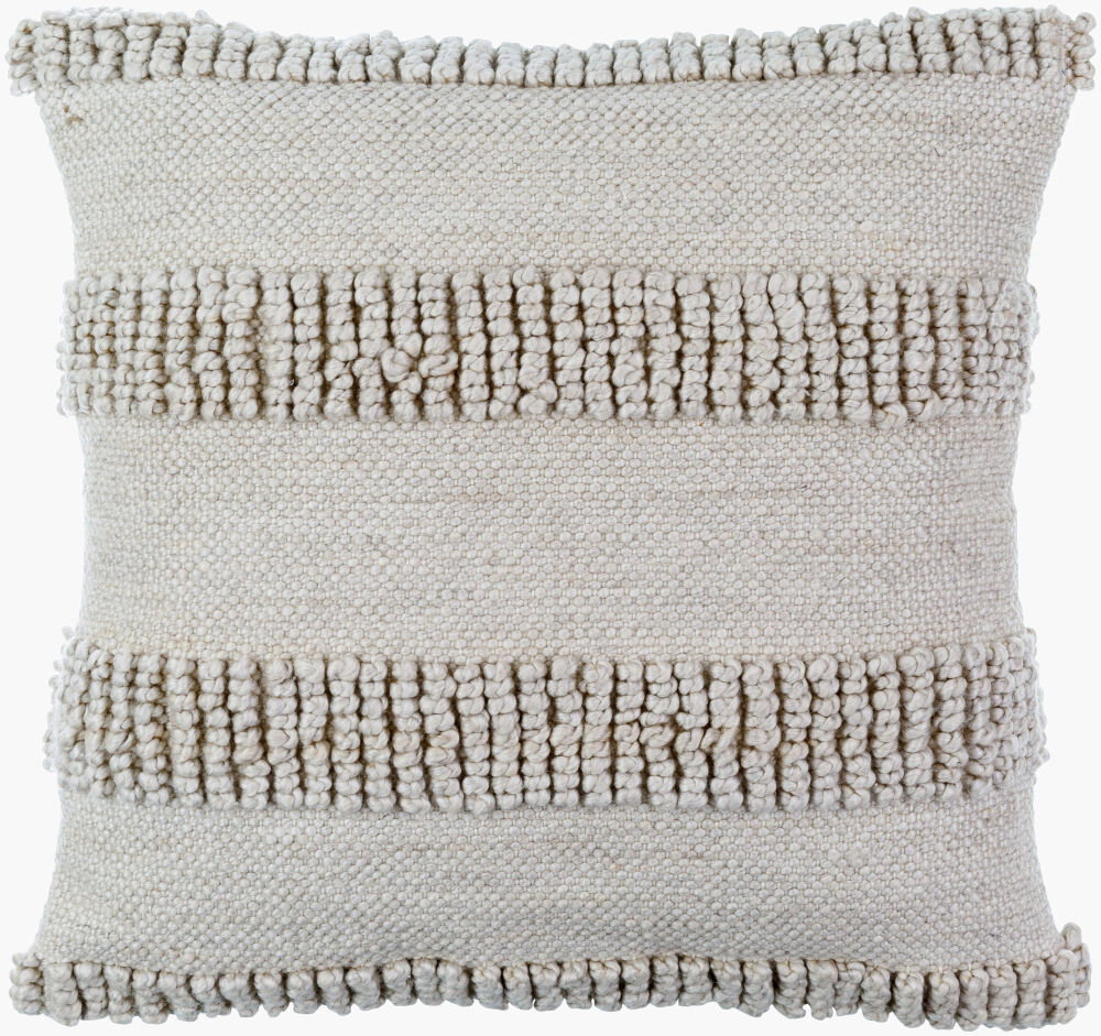 Nysa Accent Pillow Down, Decorative Pillow by Surya, 22" length x 22" width