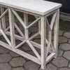 Catali Ivory Stone Console Table, by Uttermost, 41" width x 30" height x 14" depth thumbnail 8