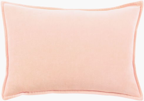 Cotton Velvet Lumbar Pillow