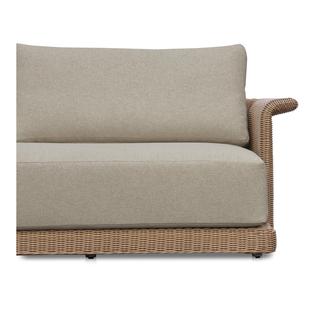 Meredith Outdoor Sofa Beige, Sofas & Sectional by Moe's Home, 90.55" width x 30" height x 38.43" depth View 4