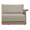 Meredith Outdoor Sofa Beige, Sofas & Sectional by Moe's Home, 90.55" width x 30" height x 38.43" depth thumbnail 4