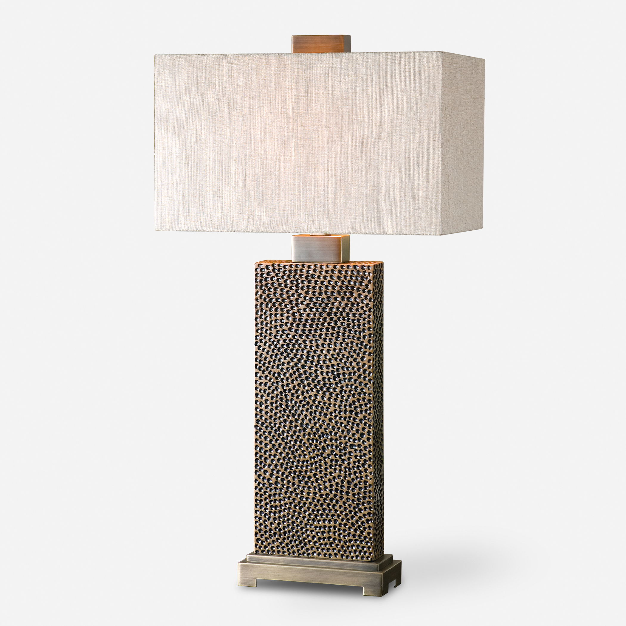 Canfield Coffee Bronze Table Lamp large image 