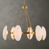 Oviform 6 Light Round Chandelier, by Uttermost, 30.25" width x 25" height x 30.25" diameter x 30.25" depth thumbnail 1