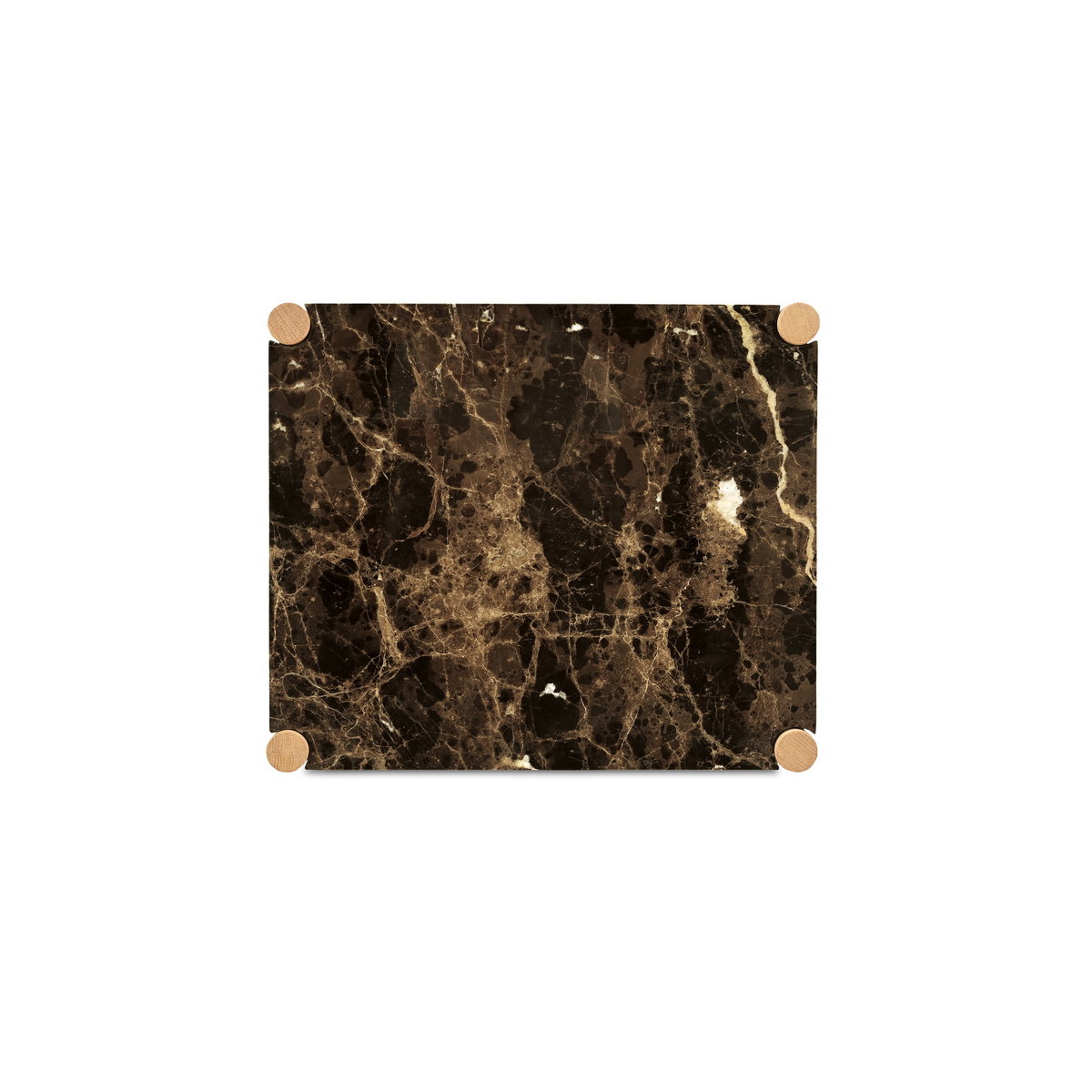 Elio Nightstand Dark Emperador Marble, by Moe's Home, 20" width x 24" height x 17" depth View 7