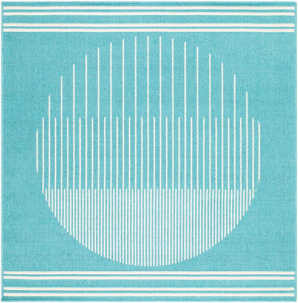 Alfresco Machine Woven Rug, by Surya, 5'2.99" length x 5'2.99" width