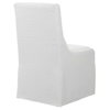 Coley White Armless Chair, Accent Chair by Uttermost, 23" width x 39.5" height x 25" depth thumbnail 7