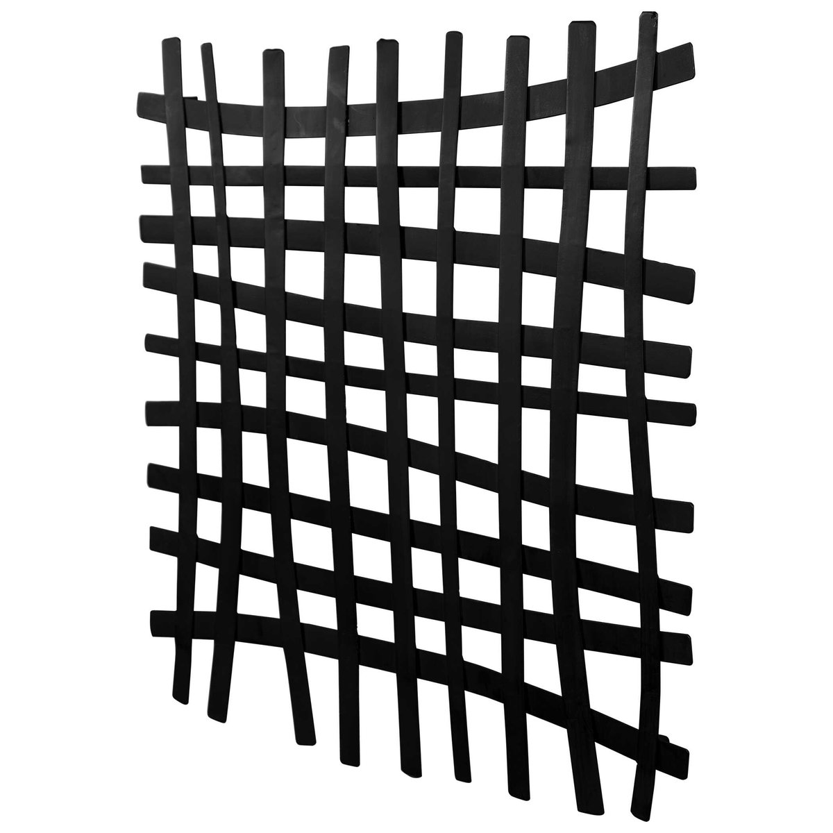 Gridlines Iron Wall Decor, Sculptural Wall Art by Uttermost, 24" width x 24" height x 1" depth View 5