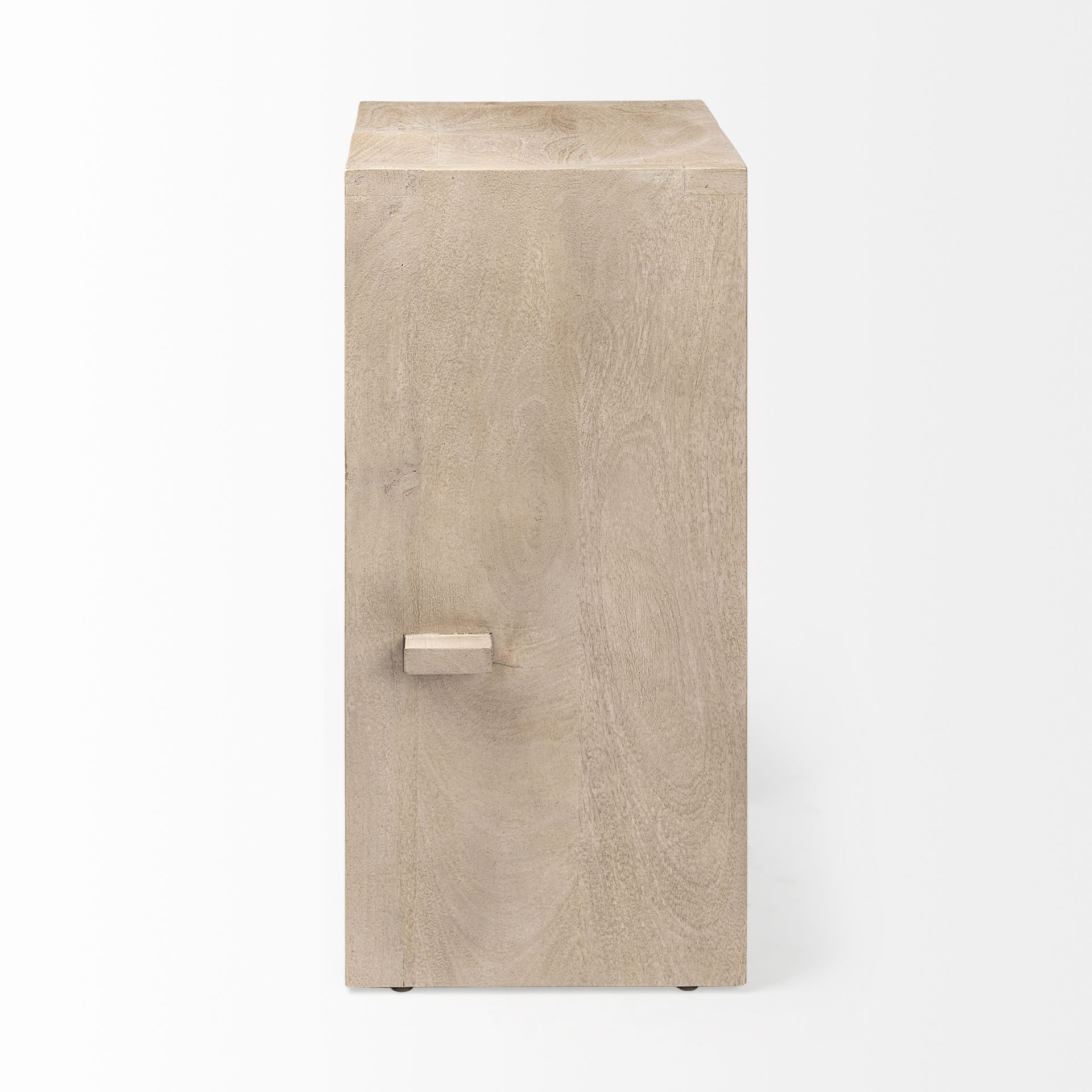 Aida 30' Seat Height Light Gray Wood Bar Stool, Counter & Bar Stool by Mercana, 18.5" length x 14" width x 30" height View 4