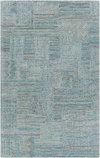 Rosario Handmade Rug, by Surya, 1'6" length x 1'6" width thumbnail