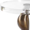 Remolino Bronze Drink Table, Side & End Table by Uttermost, 10" width x 22.25" height x 10" depth thumbnail 8