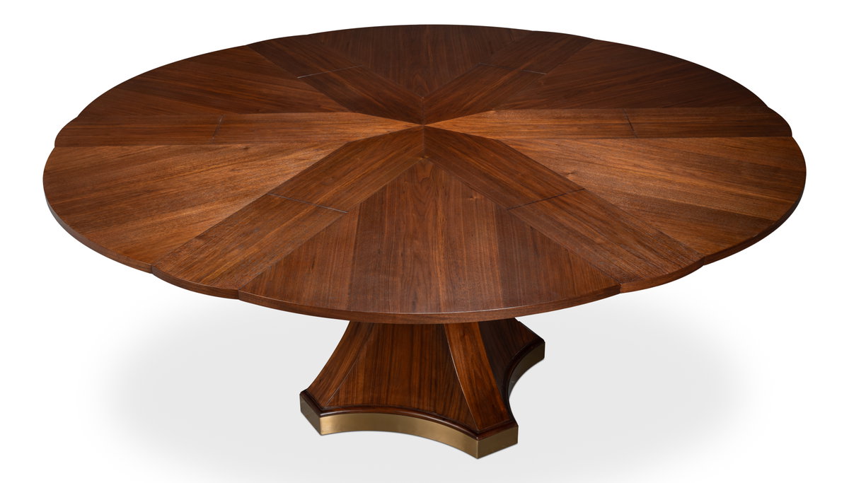 Chelsea Jupe Dining Table, by Sarreid, 4'7" length x 4'7" width x 2'6" height View 4