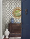 Garden Trellis Onyx Wallpaper 2 Garden Trellis Onyx Wallpaper thumbnail 2