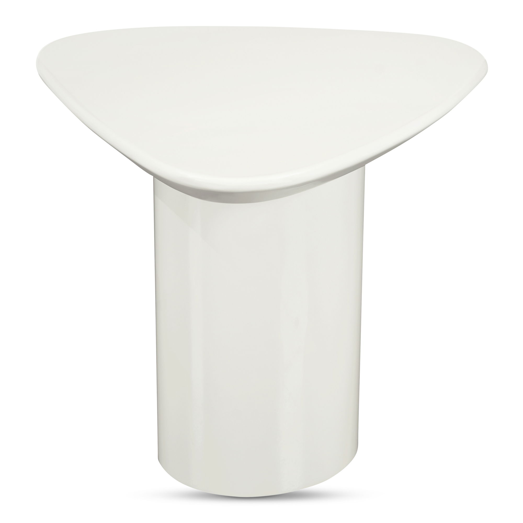 Eden Accent Table Ivory Lacquer large image 