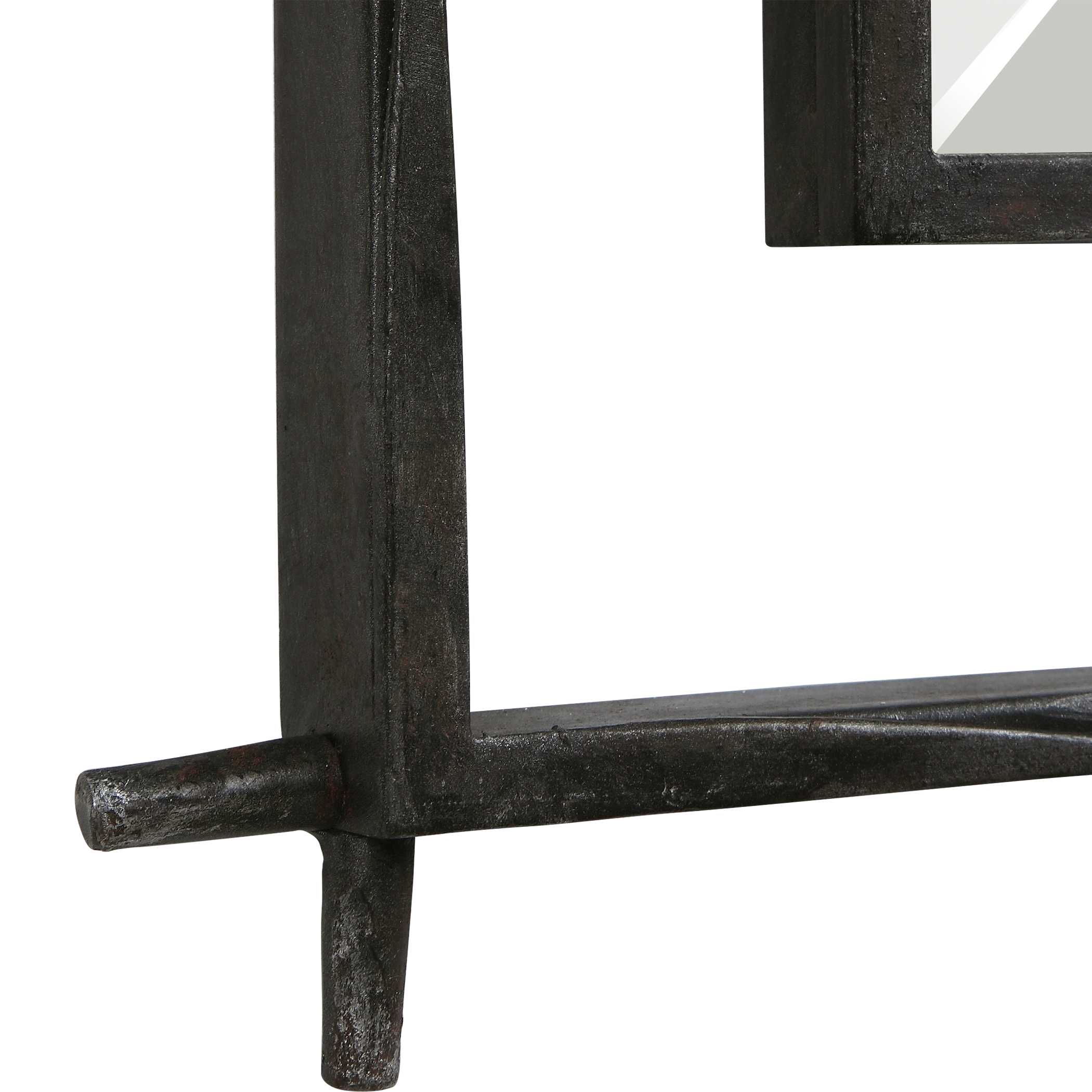 Ironworks Industrial Mirror, by Uttermost, 30.25" width x 40.15" height x 1.15" depth View 6