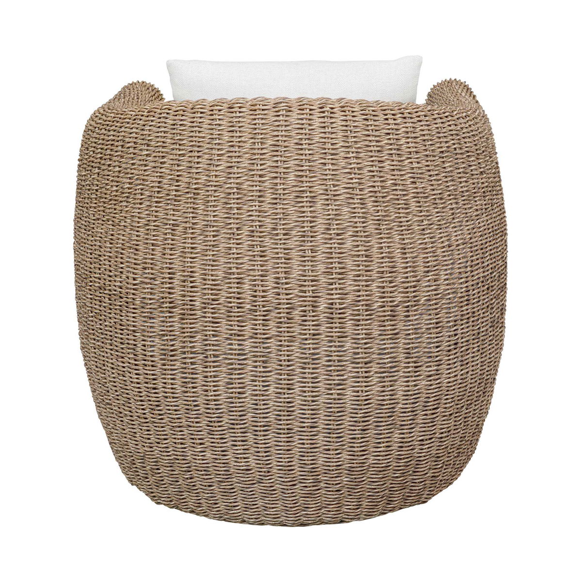 Tropic Golden Flax Outdoor Lounge Chair, Outdoor Chair by Uttermost, 2'7.2" width x 2'11" height x 3' depth View 8