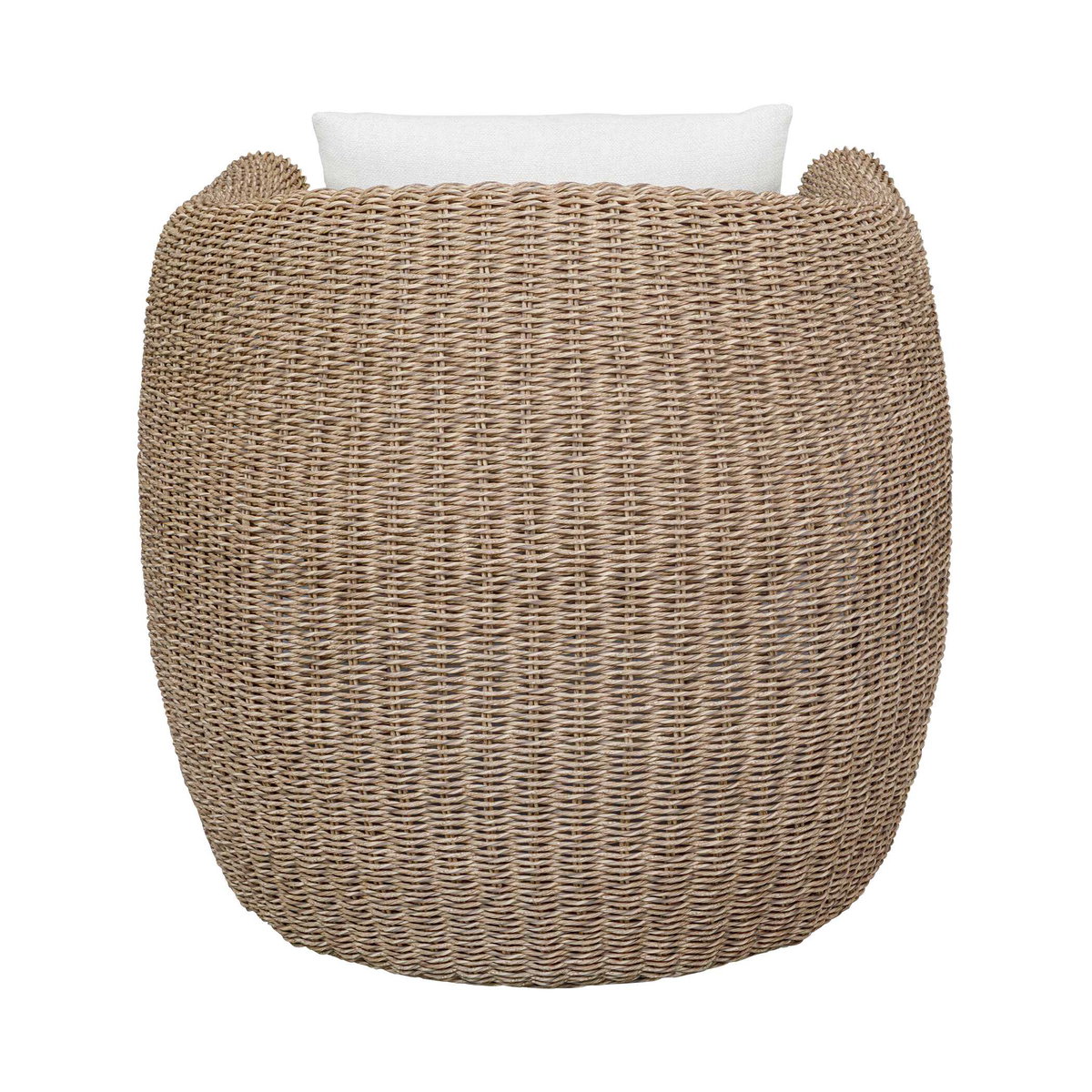 Tropic Golden Flax Outdoor Lounge Chair, Outdoor Chair by Uttermost, 2'7.2" width x 2'11" height x 3' depth View 8