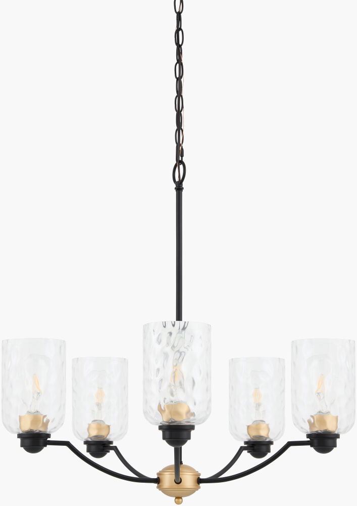 Lugo Chandelier, by Surya, 22" length x 22" width x 27" height