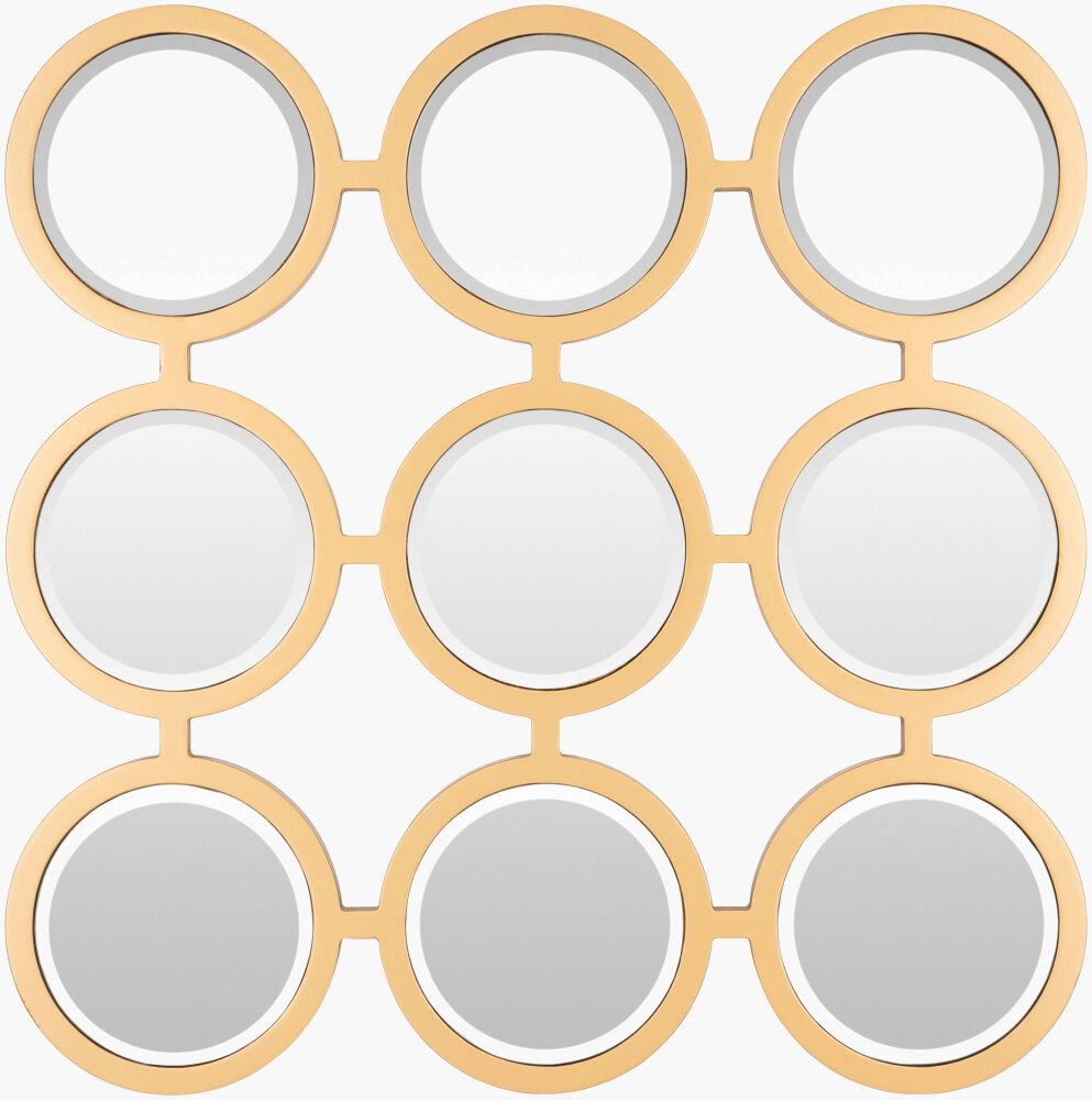 Orbit Mirror, by Surya, 24" width x 24" height