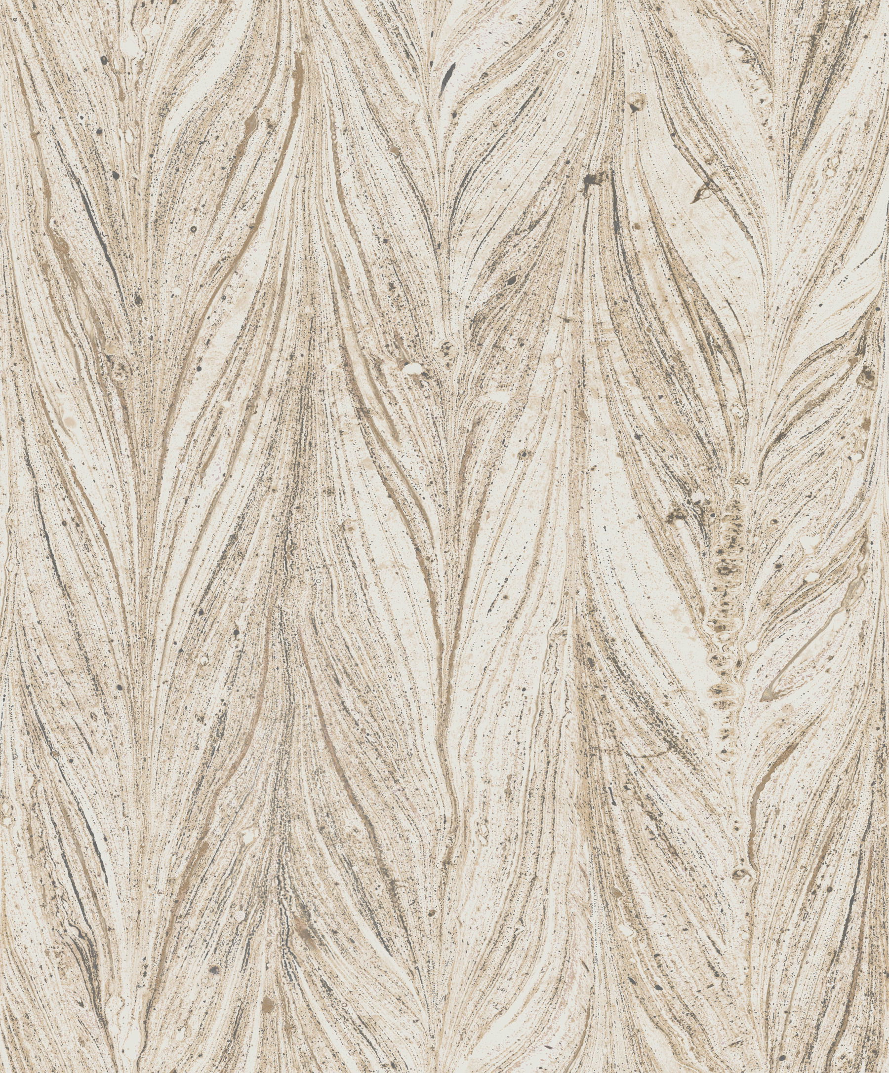 Ebru Marble Warm Neutral Wallpaper large image 